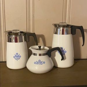 Vintage Corning Ware Coffee Pot